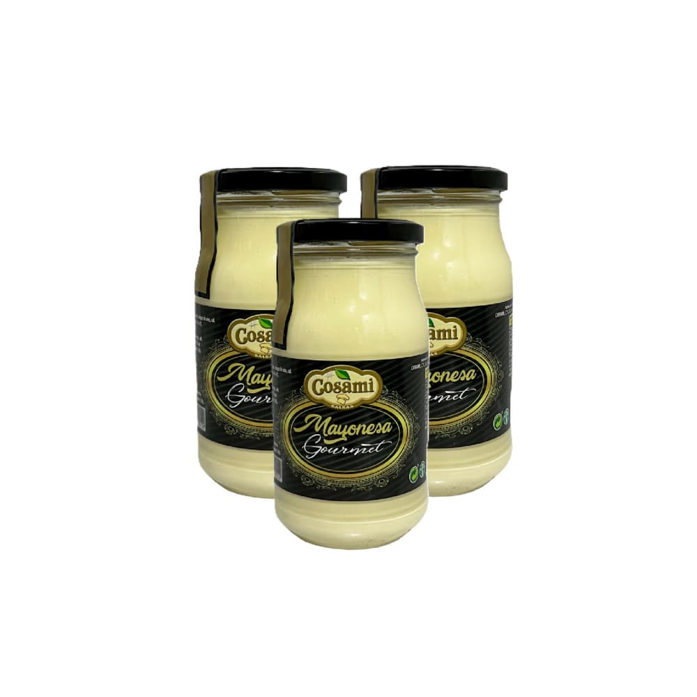 Mayonesa gourmet Cosami (3 x 465 ml) - Imagen 1
