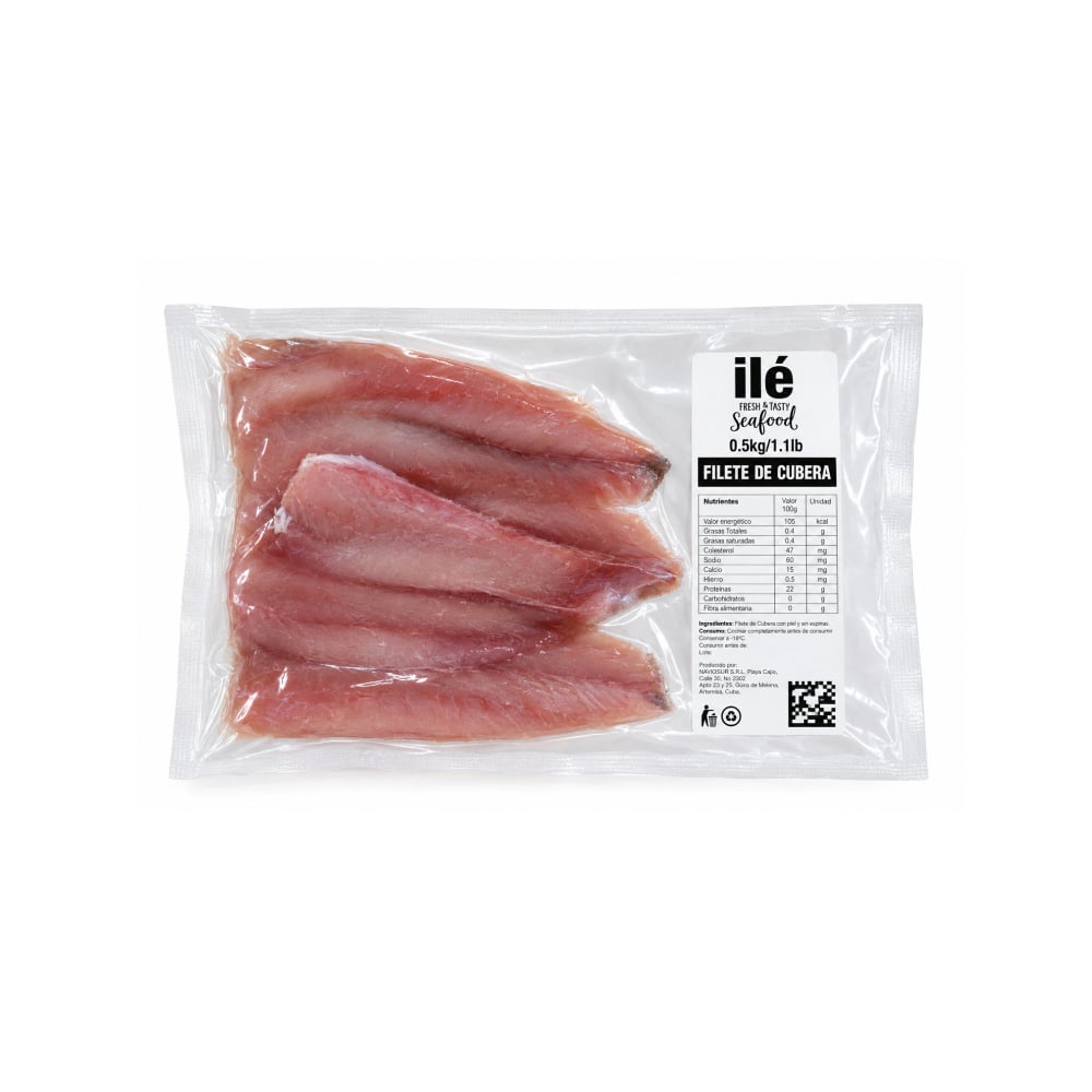 Filete de pescado Cubera Ilé (500 g / 1.1 lb) - Imagen 1
