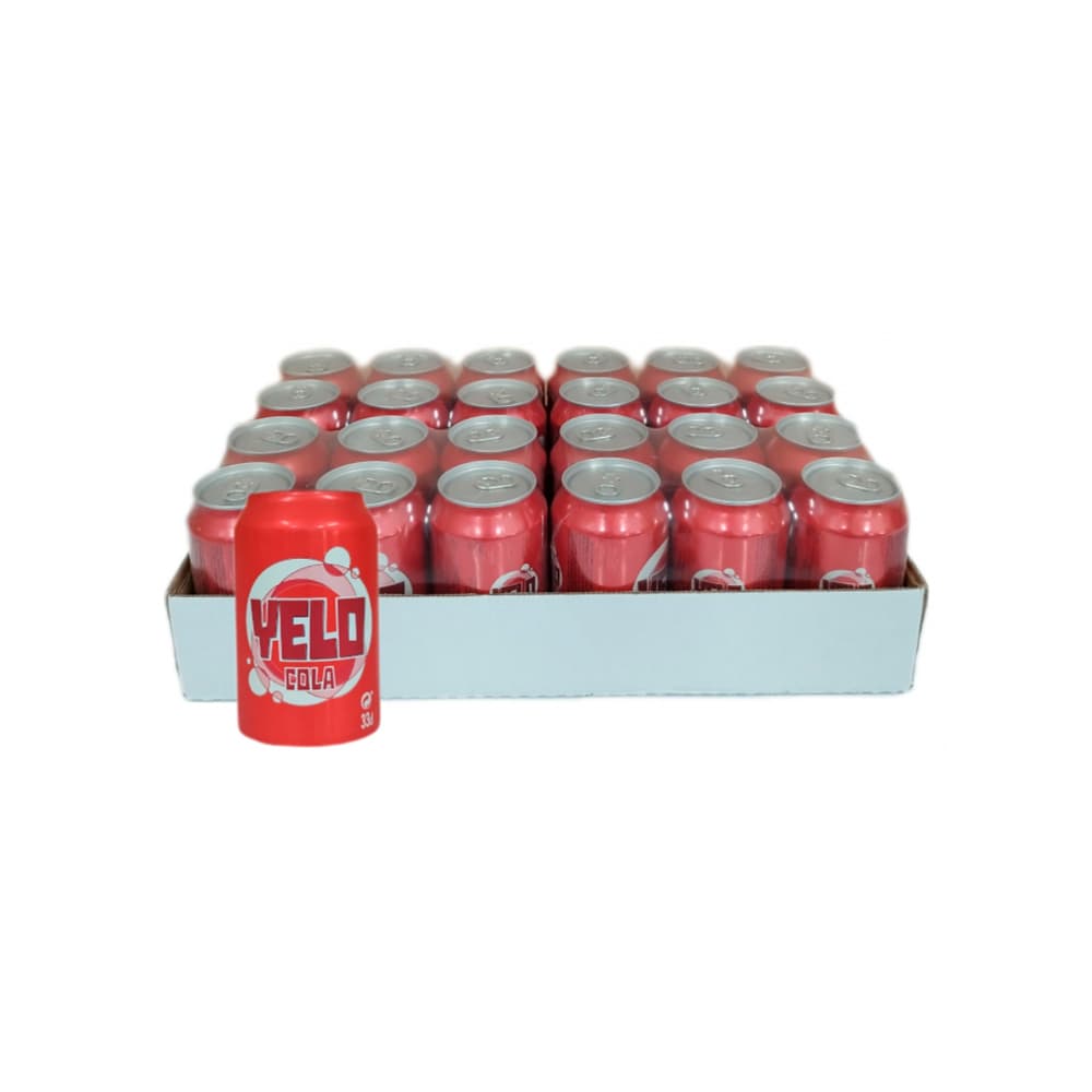 Refresco gaseado de cola Yelo (24 x 330 ml) - Imagen 1