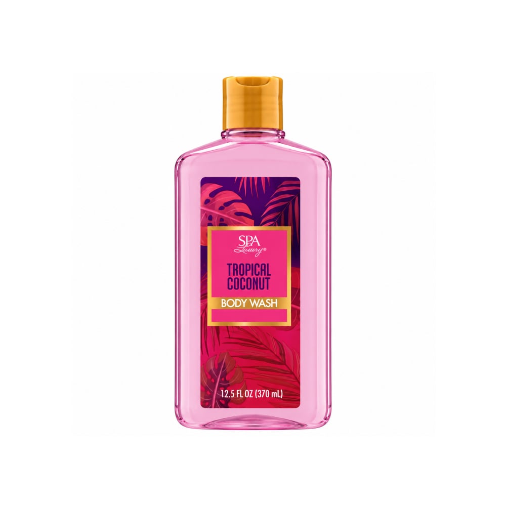 Gel de baño tropical de coco Spa Luxury (370 ml / 12.5 oz) - Imagen 1