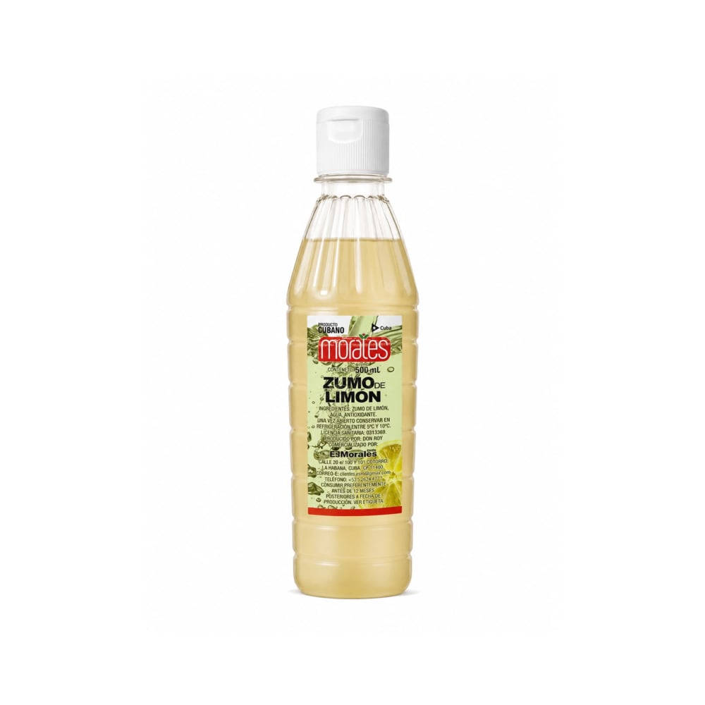 Zumo de limón Morales (500 ml) - Imagen 1
