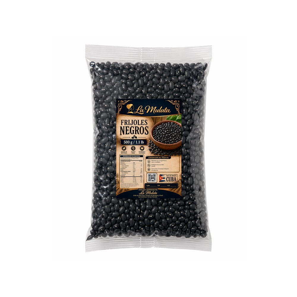Frijoles negros La Mulata (500 g / 1.1 lb) - Imagen 1