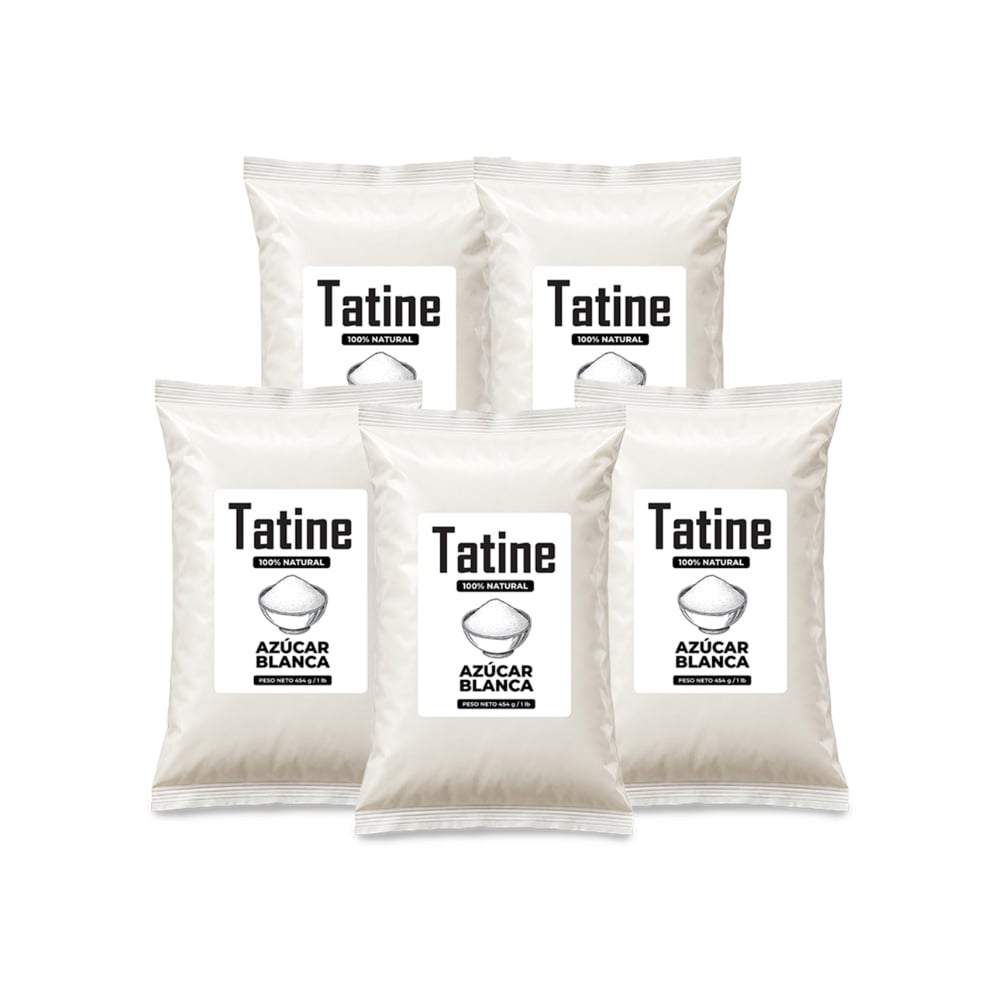 Azúcar blanca Tatine (5 x 454 g / 1 lb) - Imagen 1