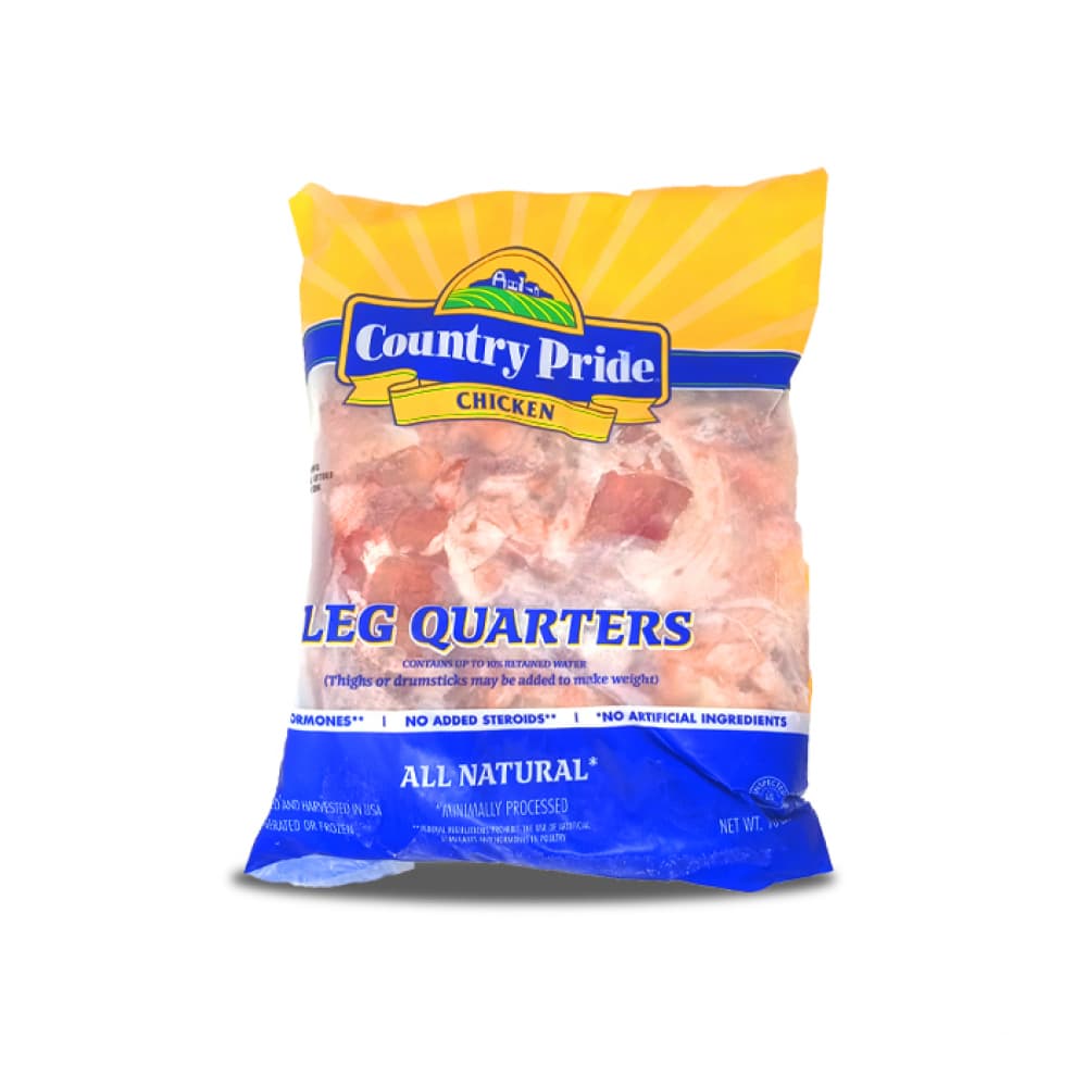 Cuartos traseros de pollo Country Pride (4.53 kg / 10 lb) - Imagen 1