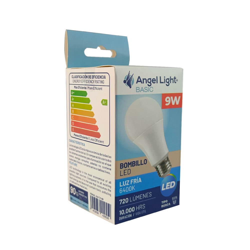 Bombillo Led luz blanca 9 W Angel Light - Imagen 1