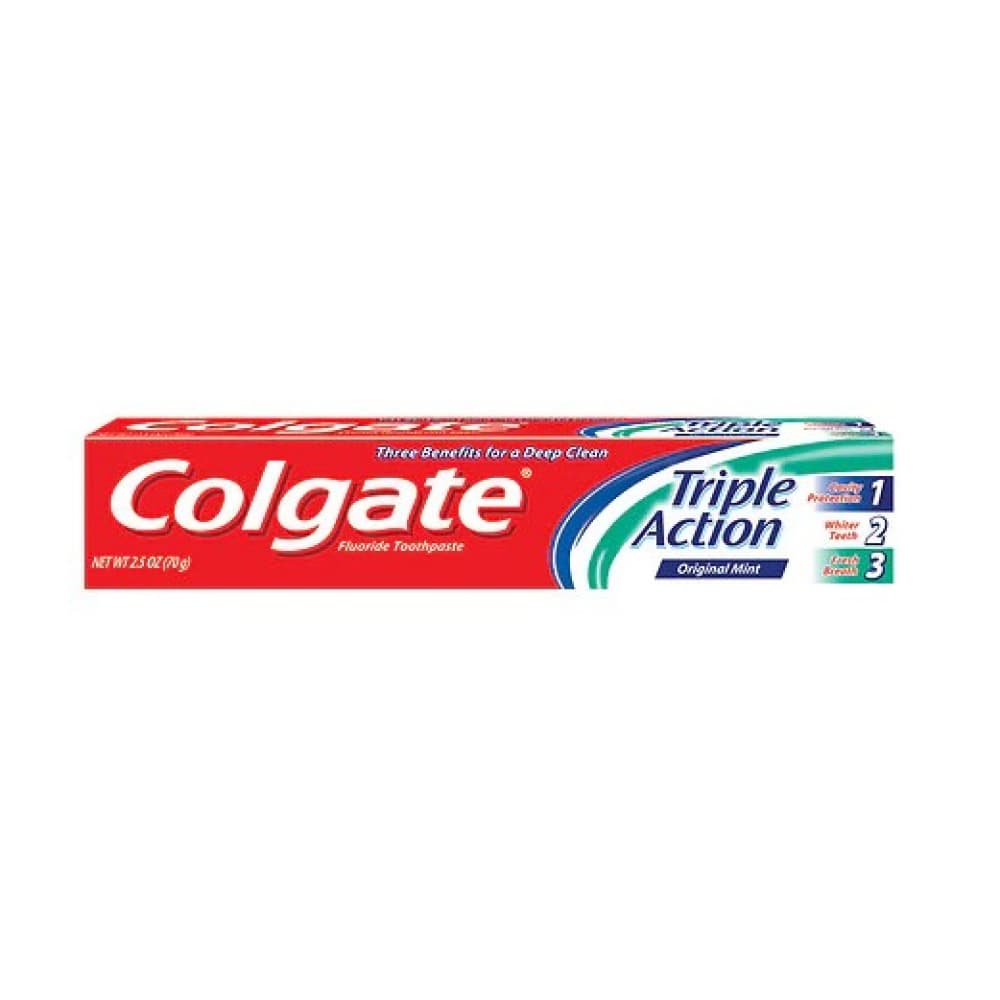Pasta dental Colgate Triple Acción Original Mint (70 g / 2.5 oz) - Imagen 1