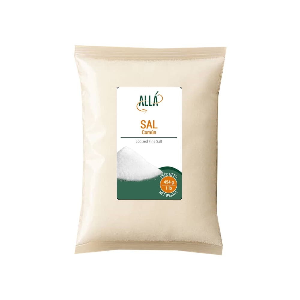 Sal fina yodada ALLÁ (454 g / 1 lb) - Imagen 1