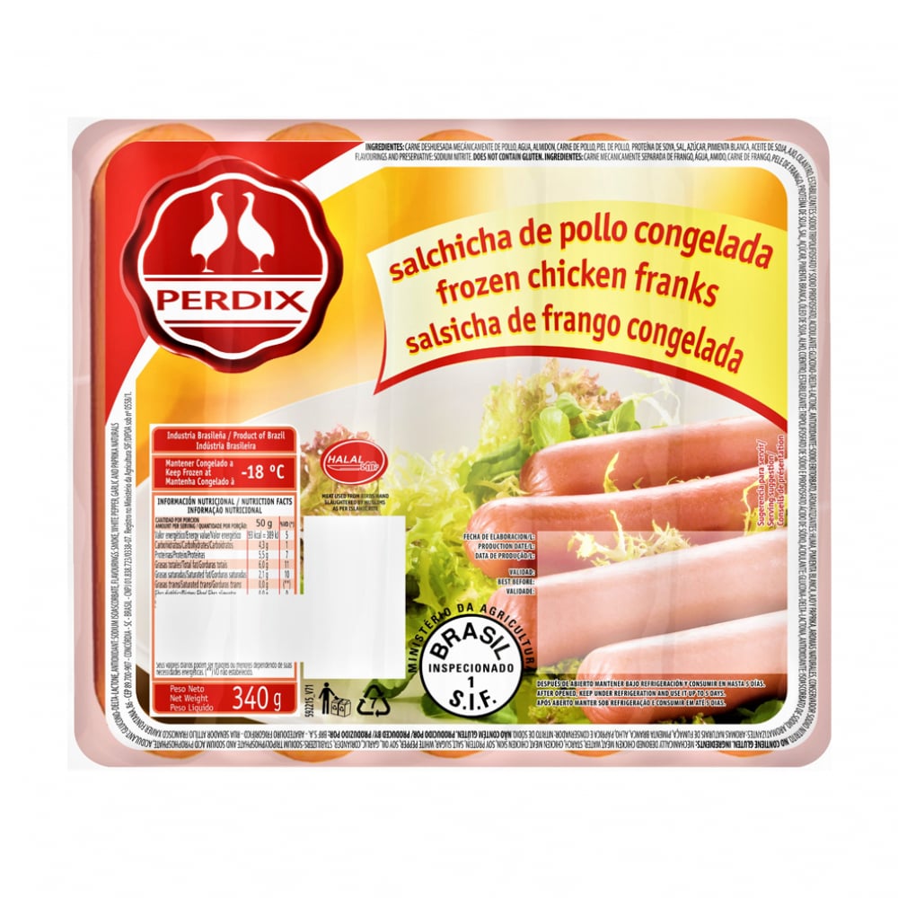 Salchichas de pollo Perdix (340 g / 12 oz) - Imagen 1