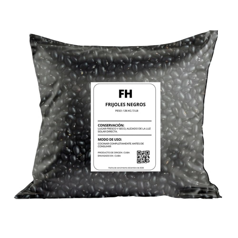 Frijoles negros (1.36 kg / 3 lb) - Imagen 1