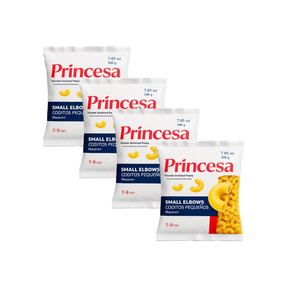 Combo de coditos (4 x 200 g) - Imagen 1