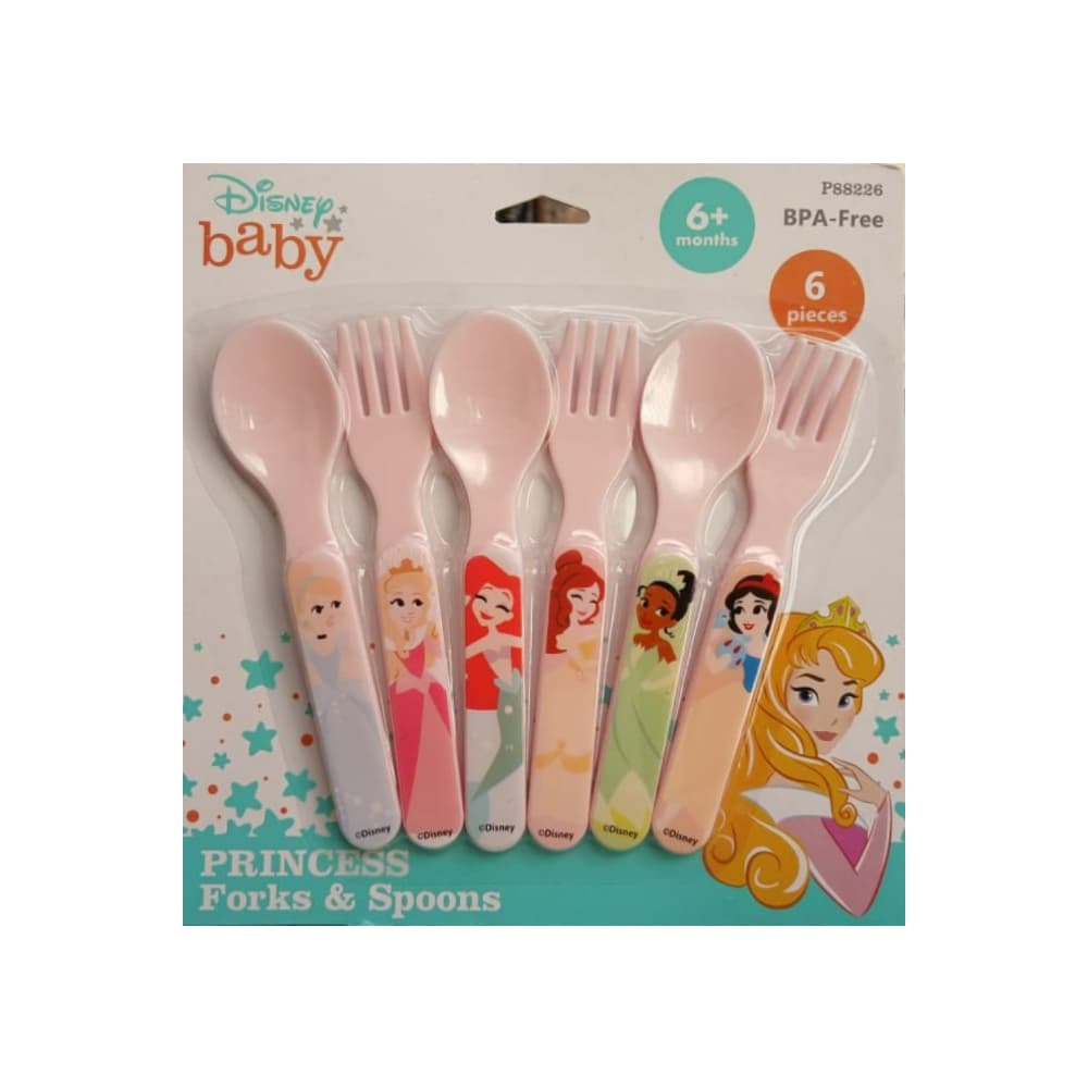 Juego de 6 piezas de cubiertos para bebes Disney Baby - Imagen 1