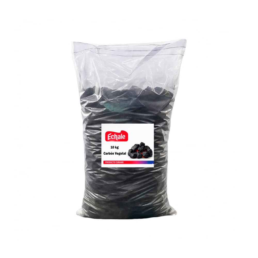 Carbón vegetal cubano Échale (10 kg / 22 lb) - Imagen 1
