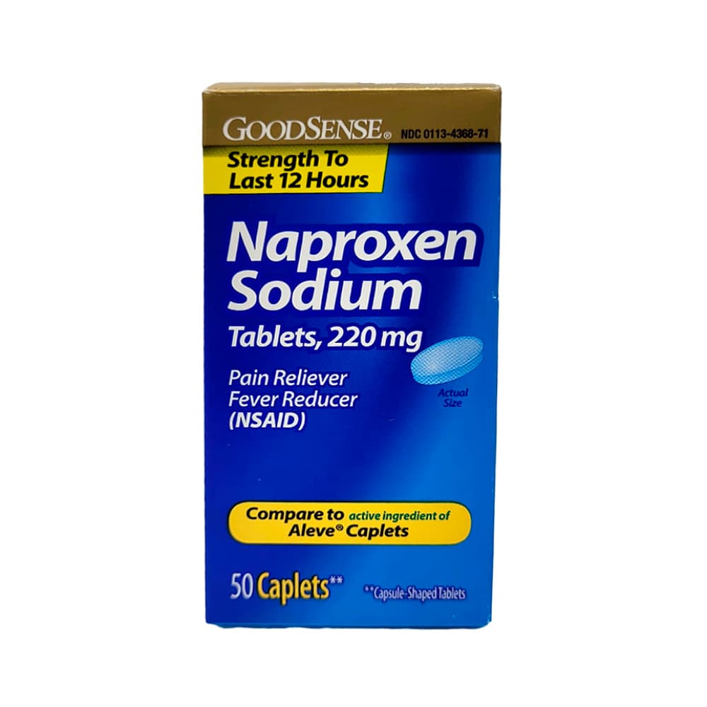 Naproxeno sódico 220 mg GoodSense (50 cápsulas) - Imagen 1
