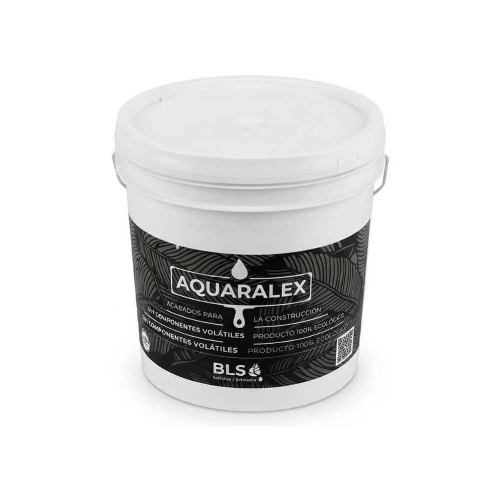 Pintura vinil acabado para la construcción color blanco Aquaralex (4 L) - Imagen 1