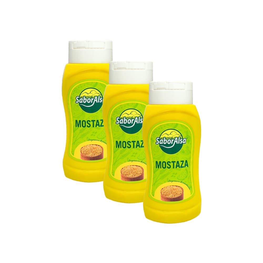 Mostaza (3 x 300 g / 10.5 oz) - Imagen 1