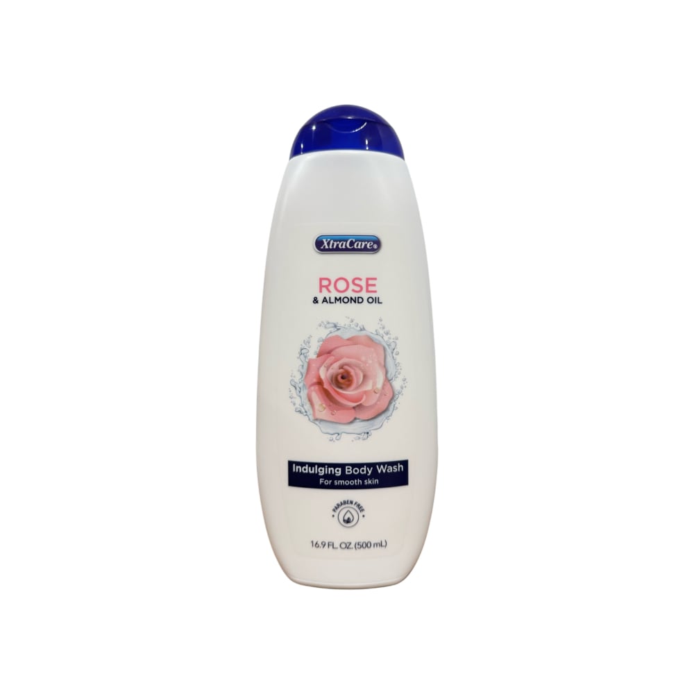 Gel de baño con aceite de rosa y almendra para una piel suave XtraCare (500 ml) - Imagen 1