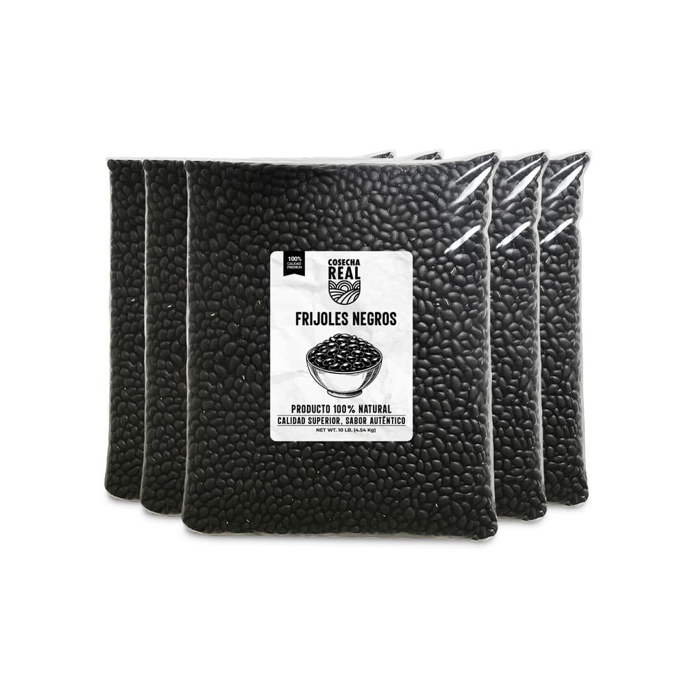 Frijoles negros Cosecha Real (5 x 4.54 kg / 10 lb) - Imagen 1