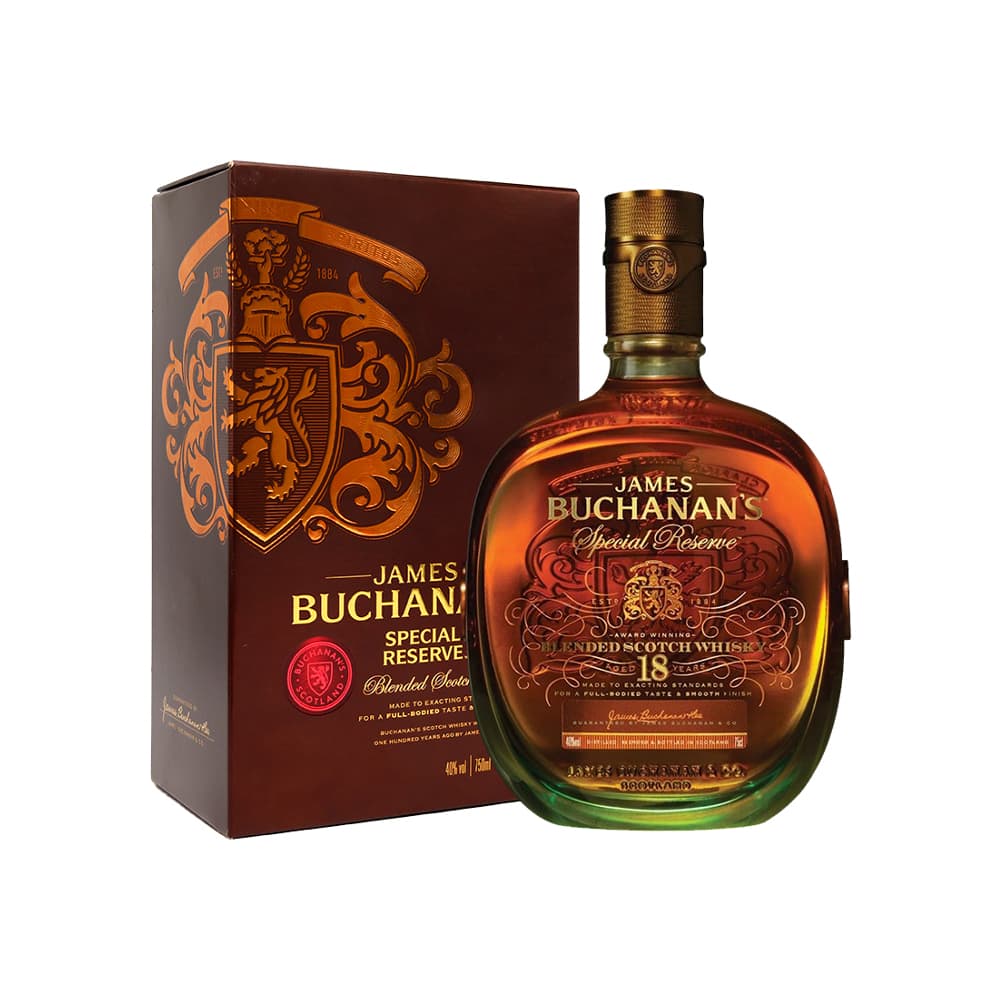 Whisky Reserva Especial 18 años Buchanan's (750 ml) - Imagen 1