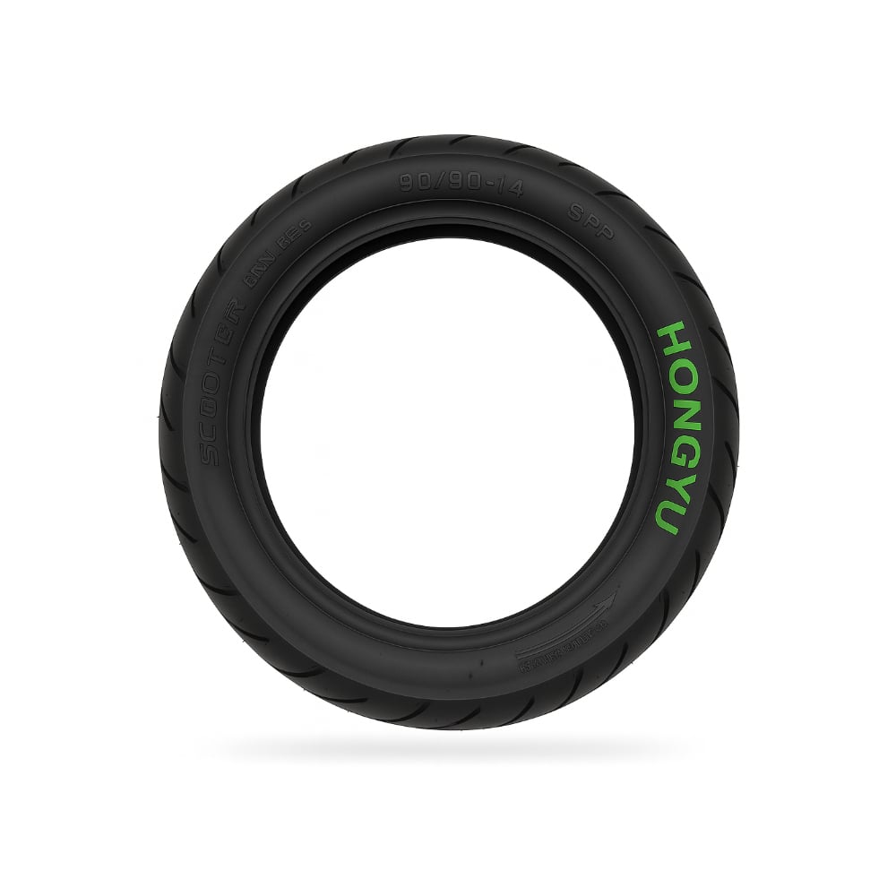 Neumático para motocicleta 90 / 90-14 Hongyu - Imagen 1