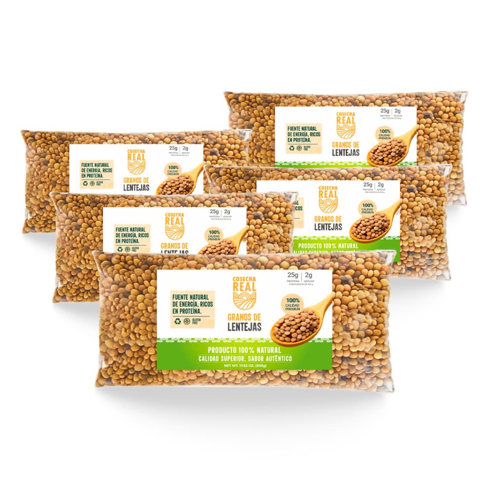 Lentejas Cosecha Real (5 x 500 g / 1.1 lb) - Imagen 1