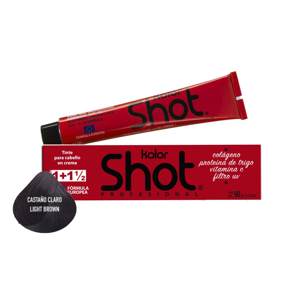 Tinte para el cabello en crema No.5 castaño claro Kolor Shot (90 g / 3.17 oz) - Imagen 1
