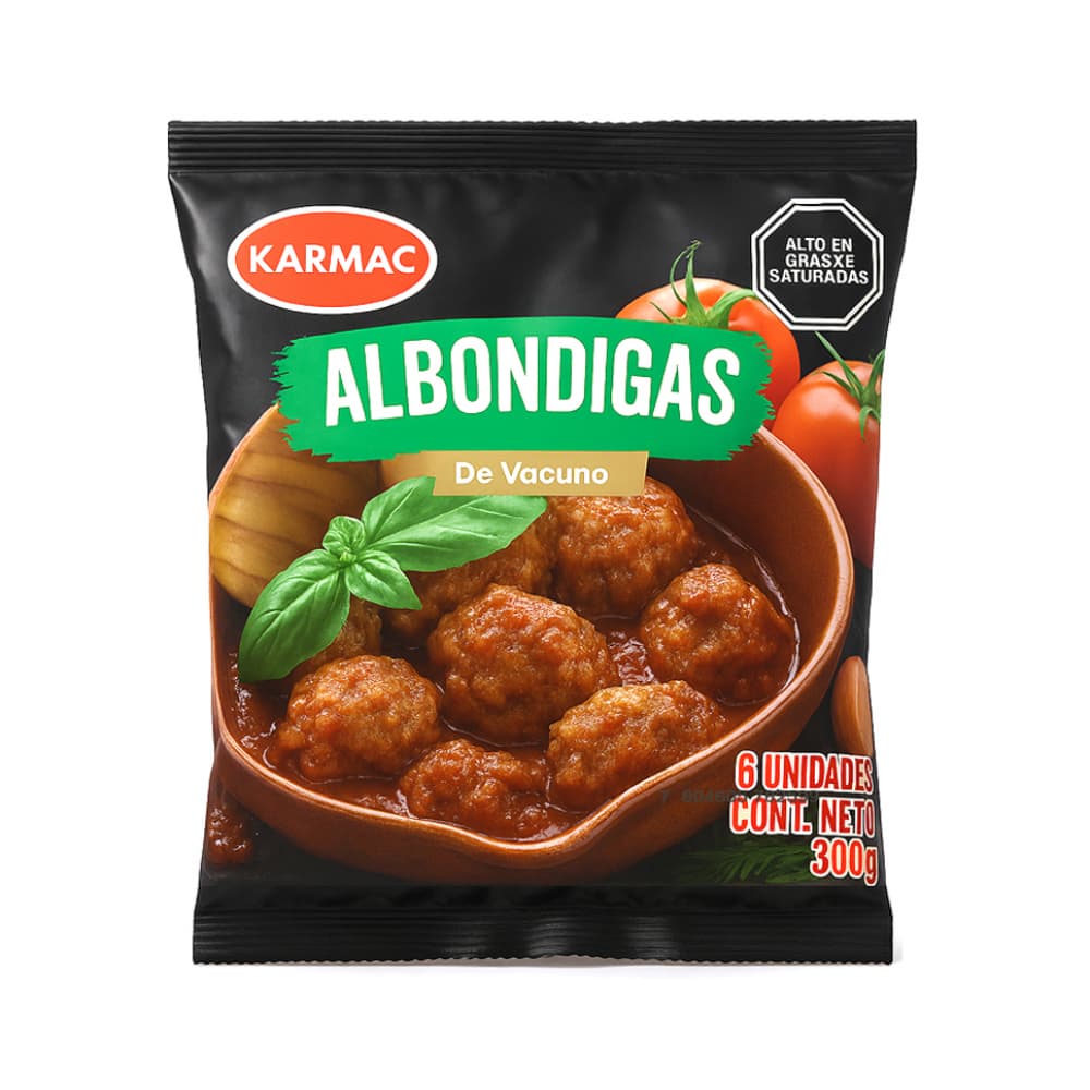 Albóndigas de vacuno - res - Karmac (300 g / 10.58 oz) - Imagen 1