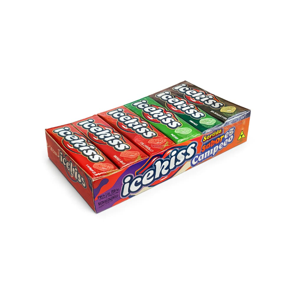 Caramelos duros sabores variados Icekiss (12 x 29 g / 1.02 oz) - Imagen 1