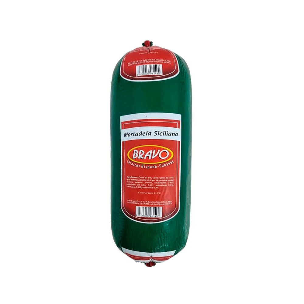 Mortadela siciliana Bravo (2 kg / 4.4 lb) - Imagen 1