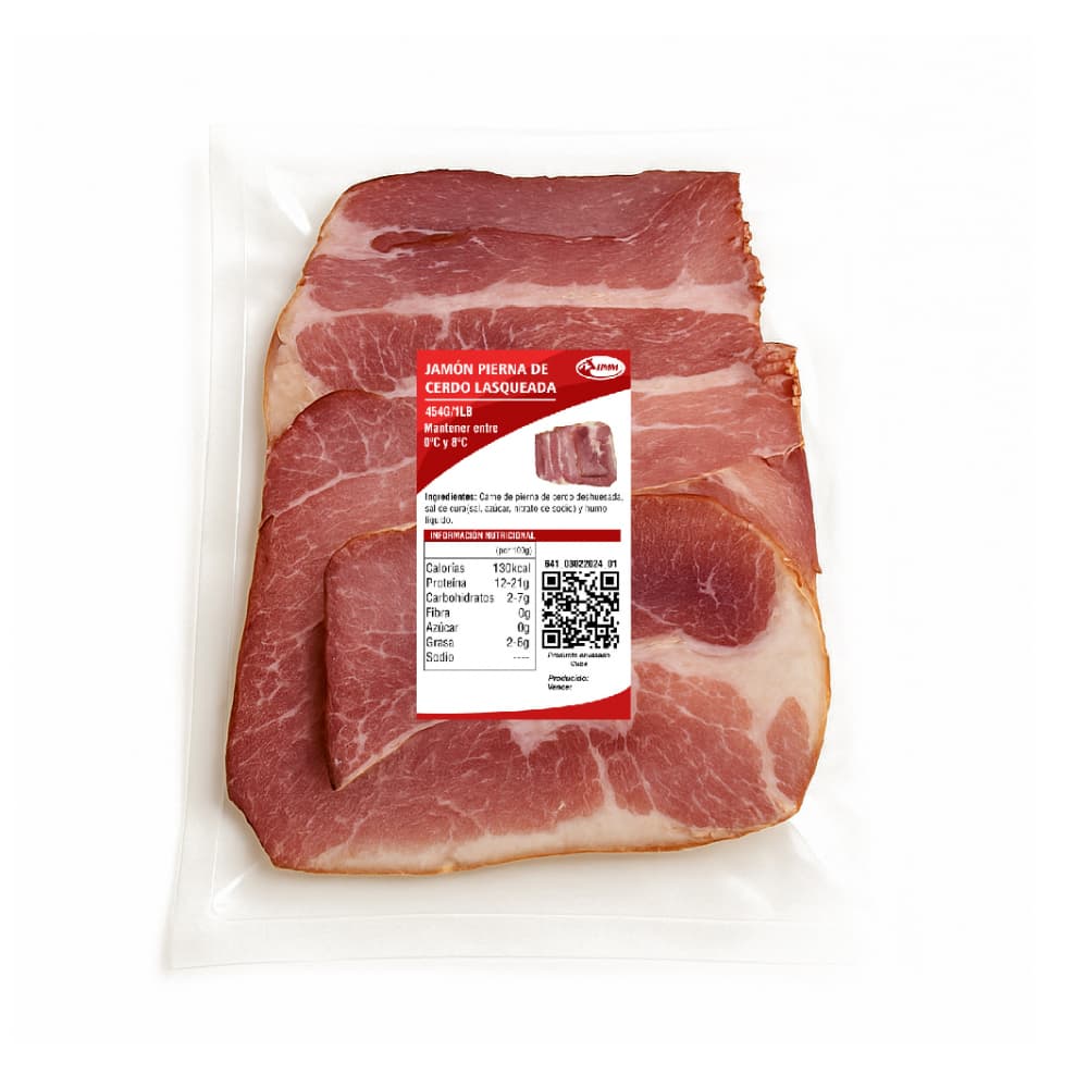 Jamón pierna de cerdo lasqueada Jimm (450 g / 1 lb) - Imagen 1