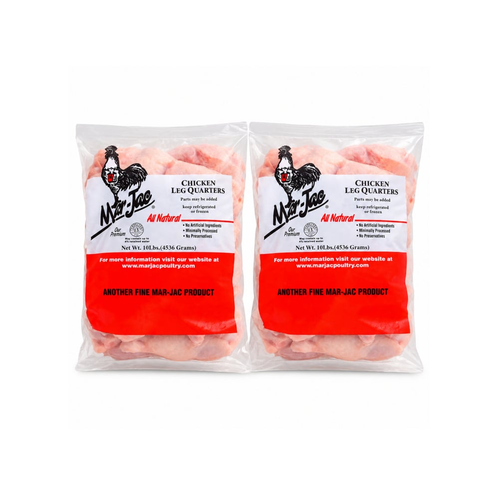 Cuartos traseros de pollo Mar Jac (2 x 4.54 kg / 10 lb) - Imagen 1