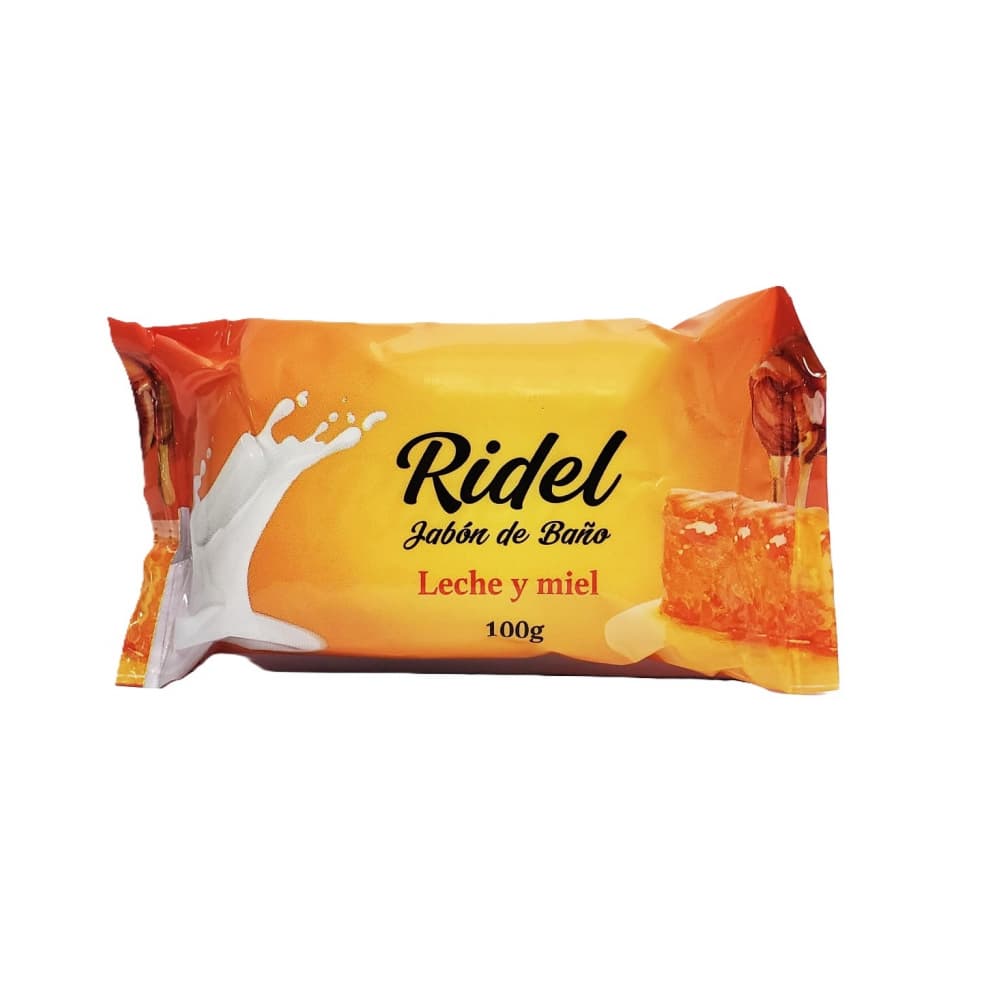 Jabón de baño aroma leche y miel Ridel (100 g / 3.52 oz) - Imagen 1