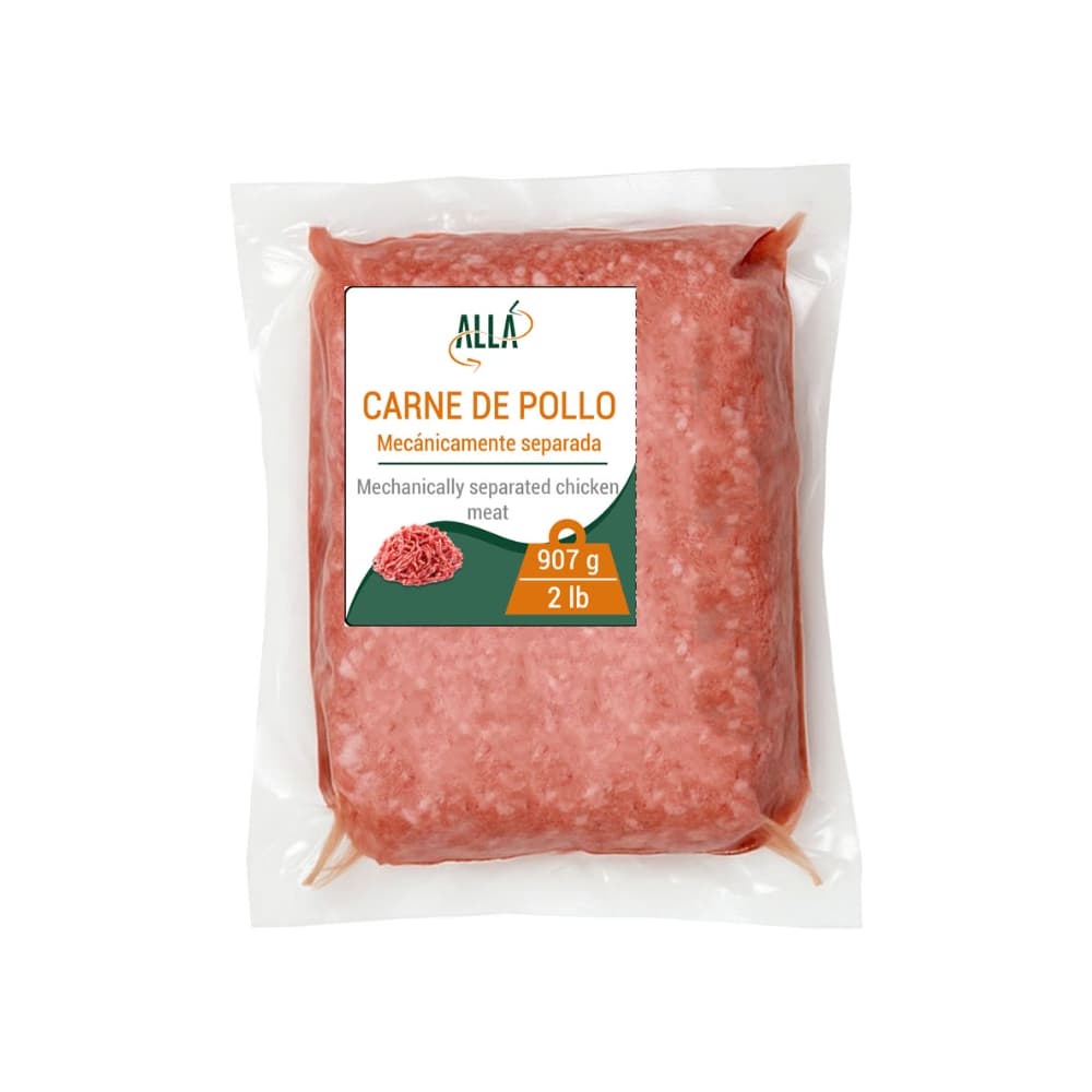 Carne de pollo mecánicamente separada ALLÁ (907 g / 2 lb) - Imagen 1