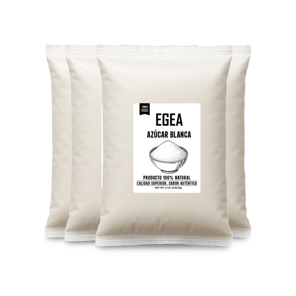 Azúcar blanca EGEA (4 x 2.26 kg / 5 lb) - Imagen 1