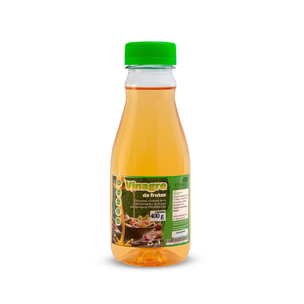 Vinagre de frutas El Roble (400 ml) - Imagen 1