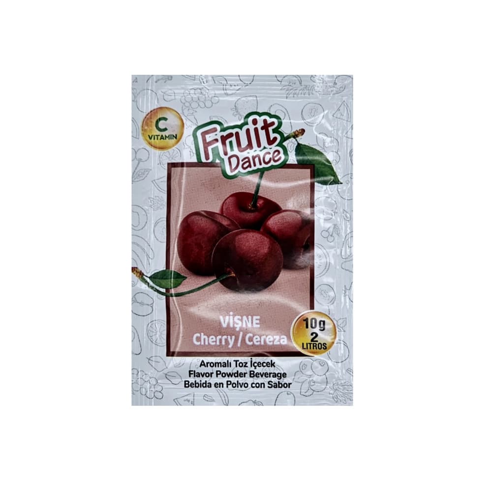 Bebida en polvo sabor cereza Fruit Dance (10 g) - Imagen 1