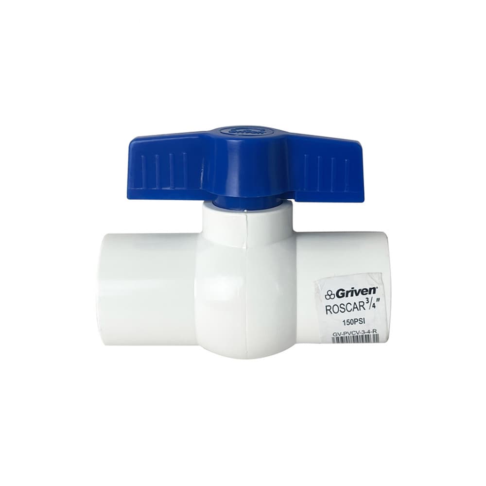 Llave de paso de PVC de 3/4" Griven - Imagen 1