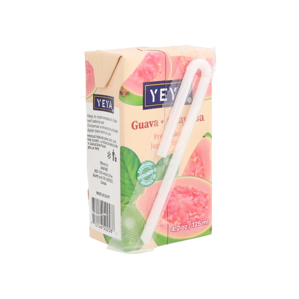 Jugo de frutas sabor guayaba YEYA (125 ml / 4.2 oz) - Imagen 1