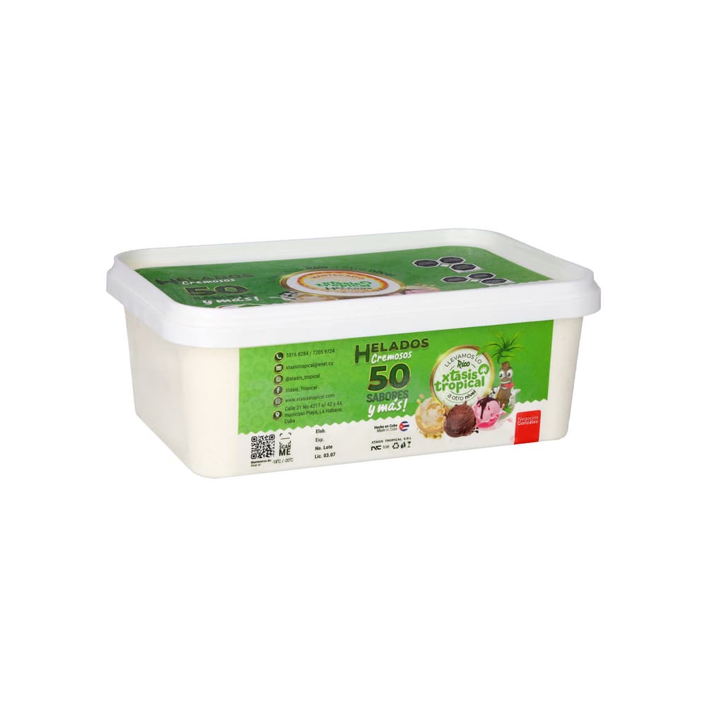 Helado cremoso sabor mantecado Xtasis Tropical (1 L) - Imagen 1