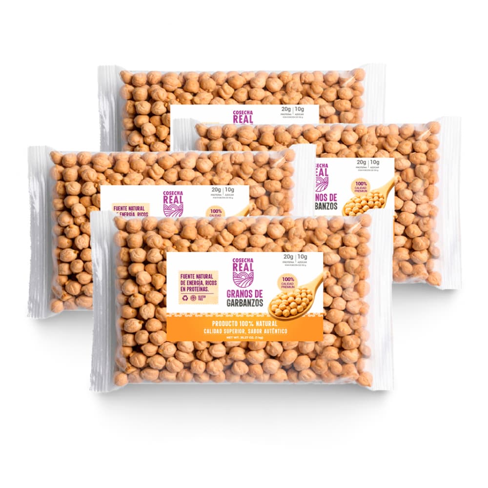 Garbanzos Cosecha Real (4 x 1 kg / 2.2 lb) - Imagen 1