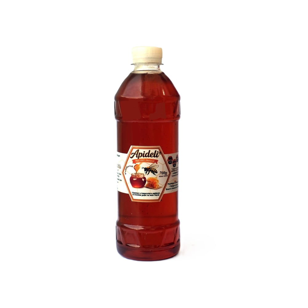 Miel de abeja natural Apideli (700 g / 1.54 lb) - Imagen 1