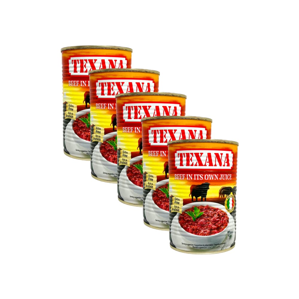 Carne de res enlatada (5 x 400 g / 14.12 oz) - Imagen 1