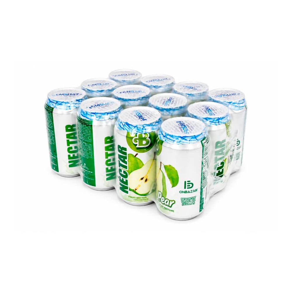 Néctar de fruta sabor pera Onbazar (12 x 330 ml) - Imagen 1