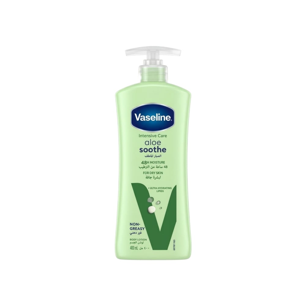 Loción corporal Vaseline Intensive Care Aloe Soothe (400 ml) - Imagen 1