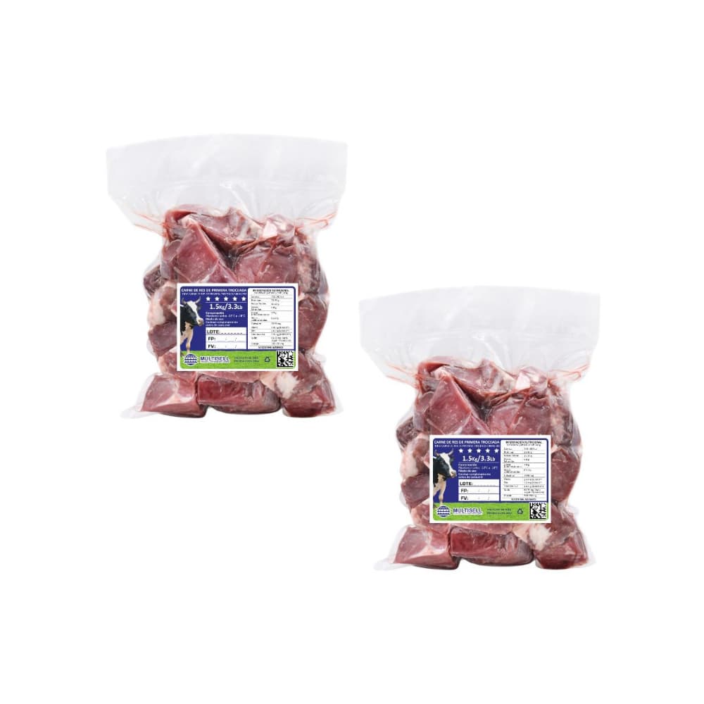 Carne de res de primera troceada Multisell (2 X 1.50 kg / 3.3 lb) - Imagen 1