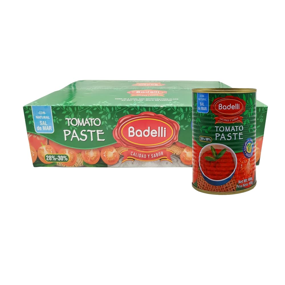 Pasta de tomate Badelli (24 x 400 g / 14.10 oz) - Imagen 1