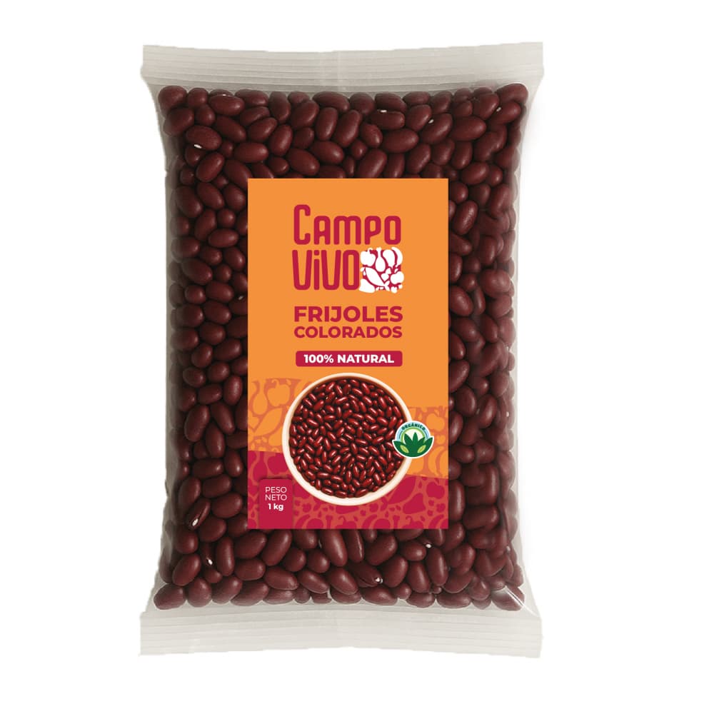 Frijoles colorados Campo Vivo (1 kg / 2.2 lb) - Imagen 1