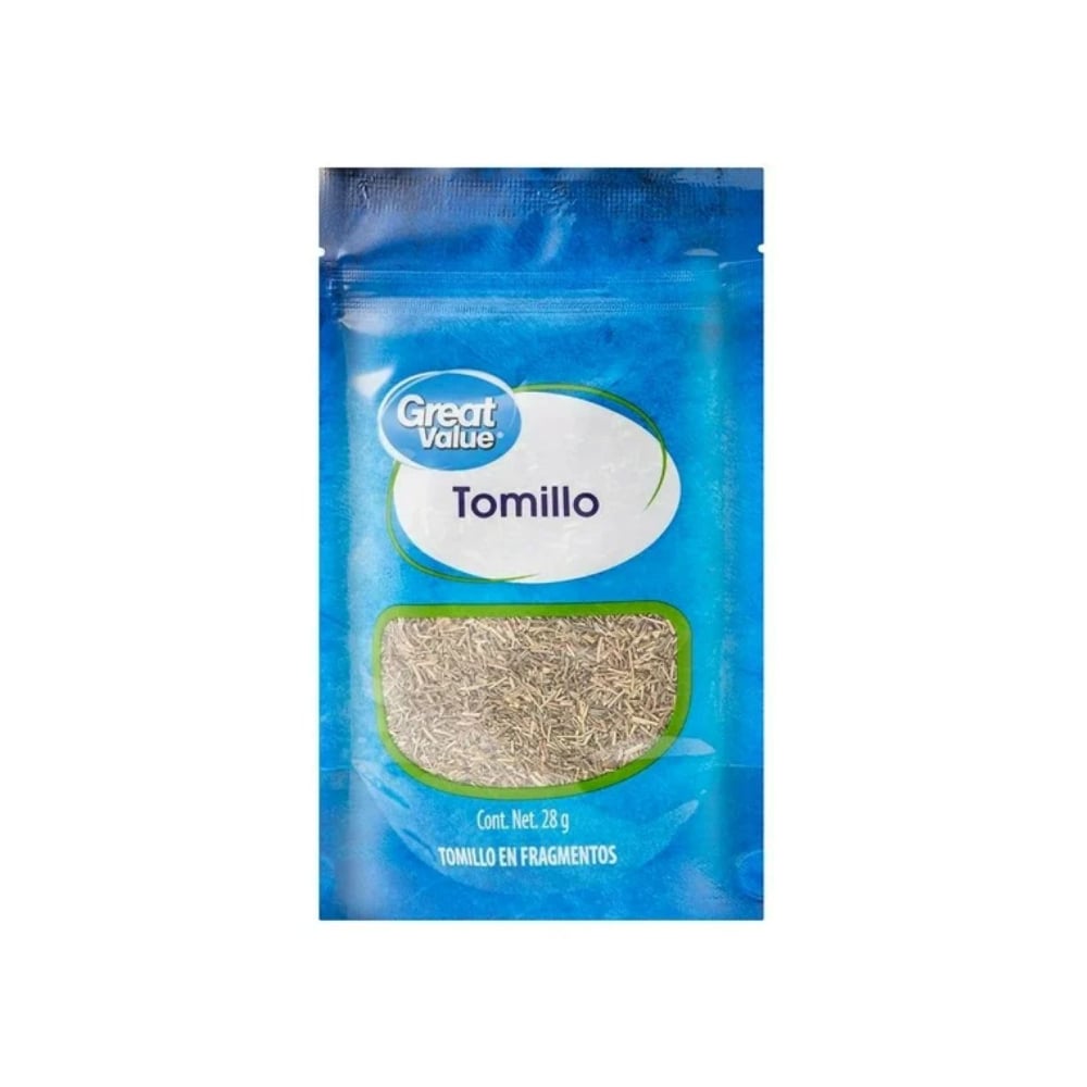 Tomillo en fragmentos Great Value (28 g) - Imagen 1