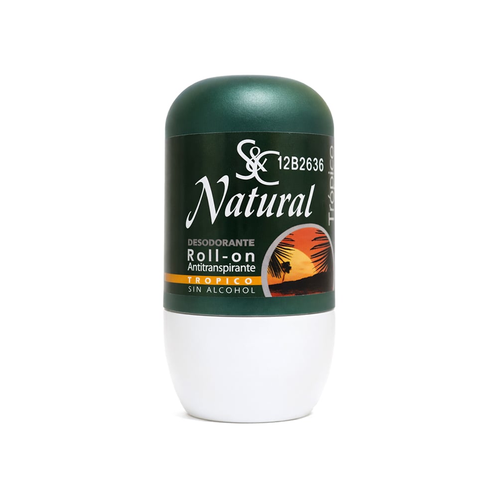 Desodorante roll-on antitranspirante Trópico Natural S&C (75 ml) - Imagen 1