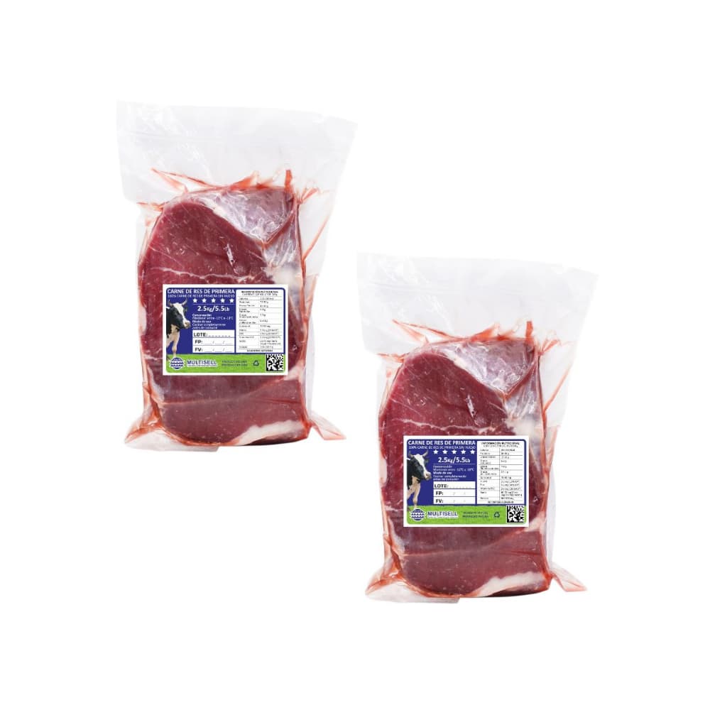 Carne de res de primera Multisell (2 x 2.50 kg / 5.5 Lb) - Imagen 1
