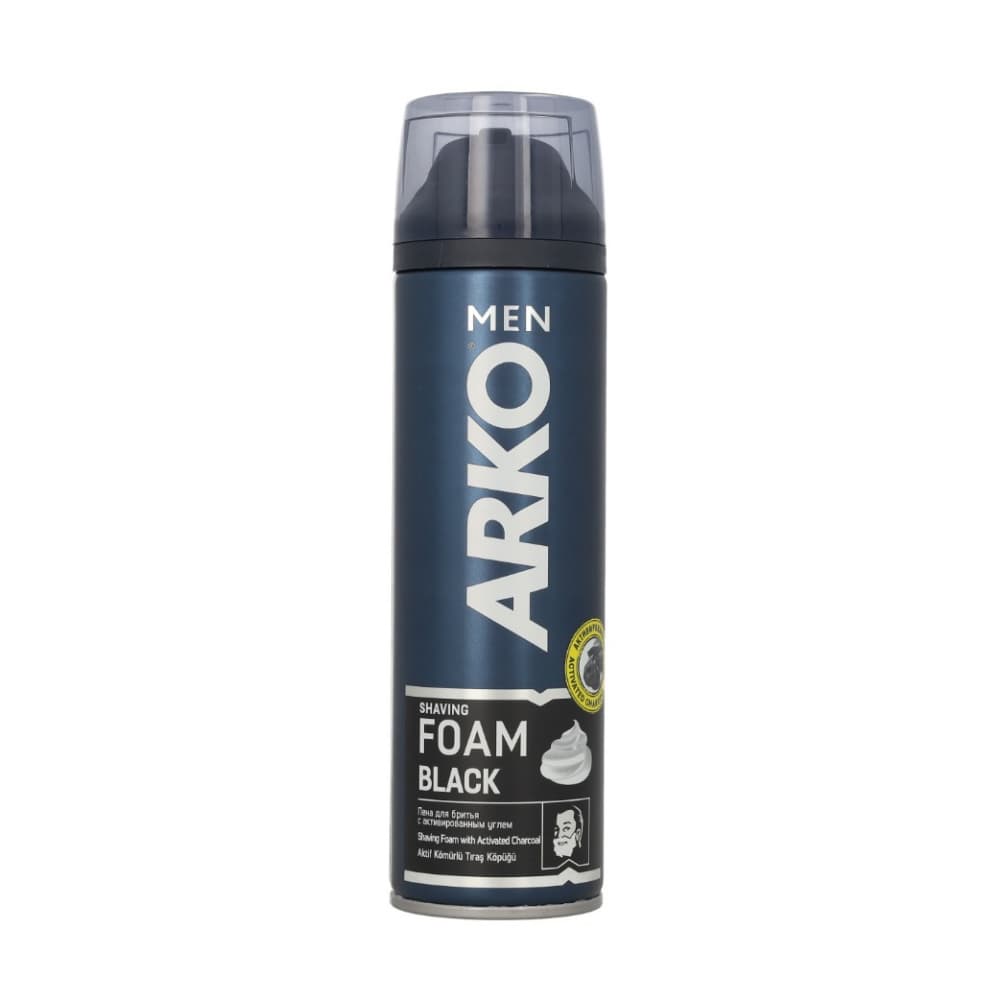 Espuma de afeitar negra Arko (200 ml) - Imagen 1